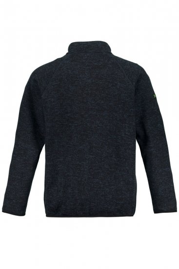Jay-Pi 802394 Giacca in pile lavorato a maglia Blu scuro - Giubbotti - Giubbotti Uomo Taglie Forti
