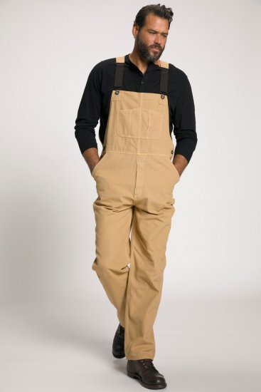 JP1880 802501 Salopette con bretelle elastiche Camel - Jeans & pantaloni - Jeans & Pantaloni Uomo Taglie Forti