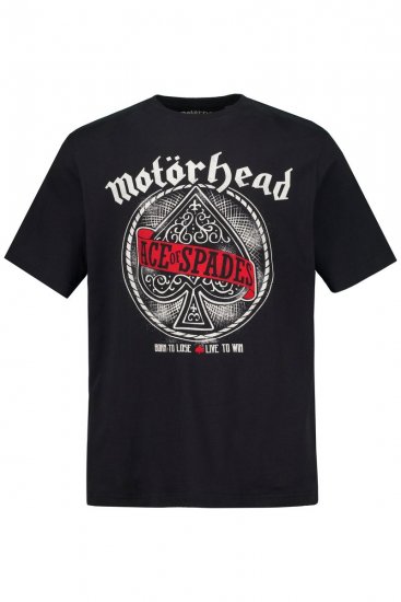 JP1880 Motörhead ACE Graphic Comfort Fit Band T-Shirt Black - Magliette - Magliette Uomo Taglie Forti