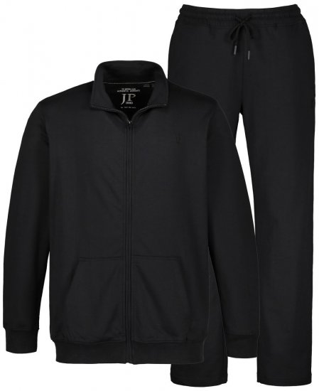 JP1880 802933 Completo tuta con giacca e pantaloni Nero - Tute da ginnastica - Tute Completa/Tute da ginnastica uomo taglie forti