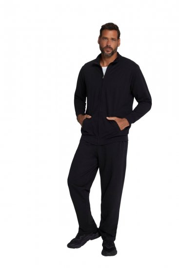 JP1880 802933 Completo tuta con giacca e pantaloni Nero - Tute da ginnastica - Tute Completa/Tute da ginnastica uomo taglie forti