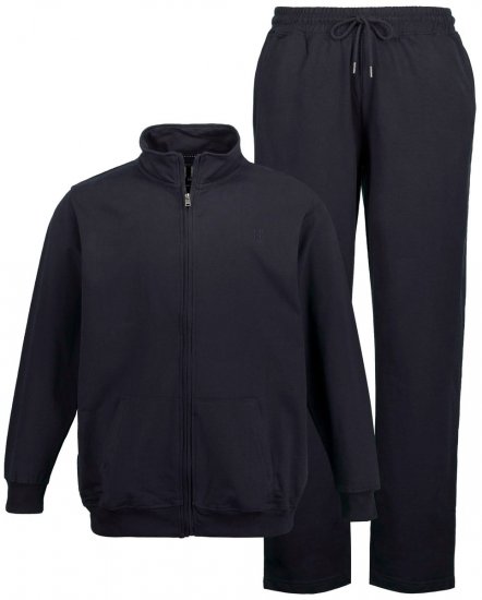 JP1880 802933 Completo tuta con giacca e pantaloni Blu scuro - Tute da ginnastica - Tute Completa/Tute da ginnastica uomo taglie forti