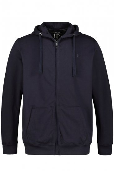 JP1880 802934 Completo tuta con felpa con cappuccio e pantaloni Blu scuro - Tute da ginnastica - Tute Completa/Tute da ginnastica uomo taglie forti