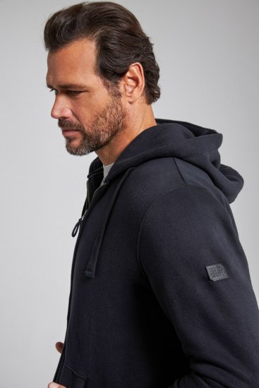 Jay-Pi 804164 Felpa con cappuccio e zip Nero - Felpe & felpe con cappuccio - Felpe & Felpe con Cappuccio Uomo Taglie Forti