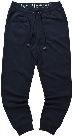 Jay-Pi 804175 Pantaloni della tuta slim con tasche laterali Blu scuro - Pantaloni & pantaloncini tuta - Pantaloni Tuta Uomo Taglie Forti