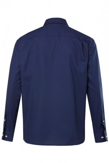 JP1880 804890 Camicia business no-stiro manica lunga Blu scuro TALL - TALL camicie - Camicie TALL per uomo alto