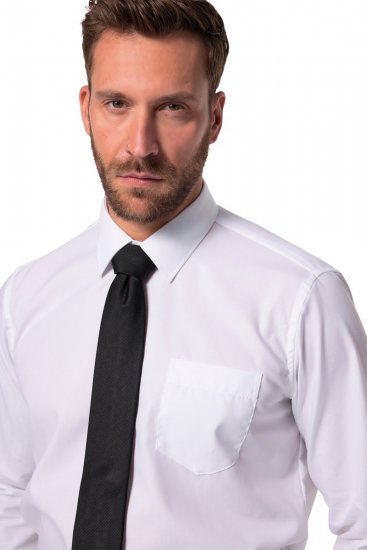 JP1880 804890 Camicia business no-stiro manica lunga Bianco TALL - TALL camicie - Camicie TALL per uomo alto