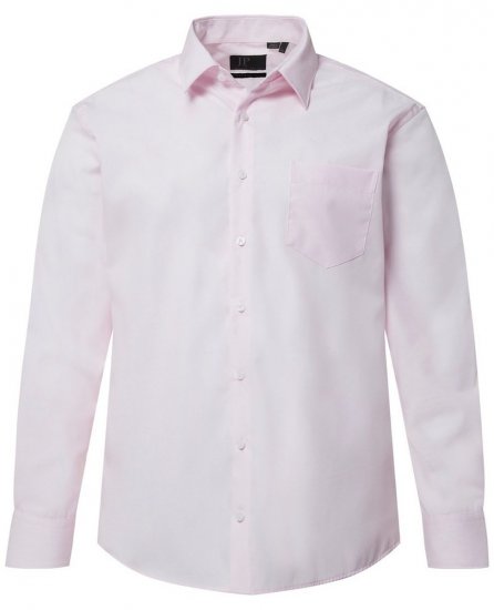 JP1880 Shirt Business Long Sleeve Pink - Camicie - Camicie Taglie Forti Uomo