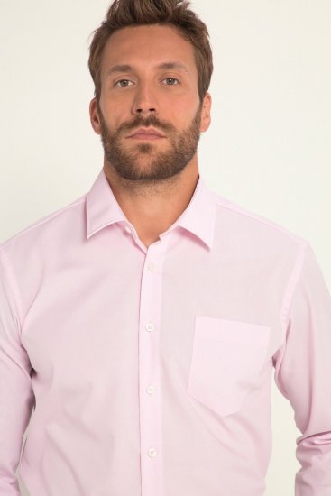 JP1880 Shirt Business Long Sleeve Pink - Camicie - Camicie Taglie Forti Uomo
