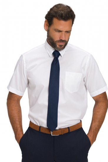 JP1880 804891 Camicia a maniche corte Bianco TALL - TALL camicie - Camicie TALL per uomo alto