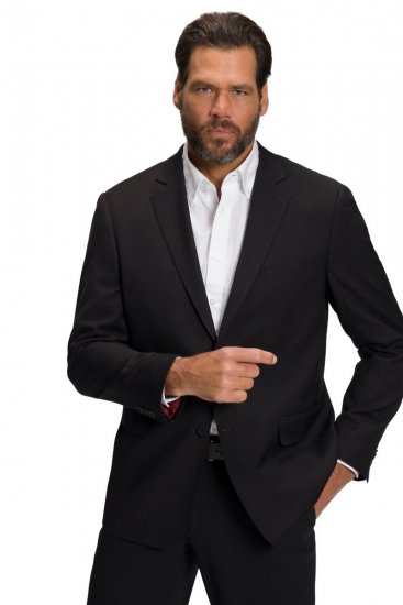 JP1880 Kapros Flexnamic Blazer Nero - Abiti - Abiti da Uomo Taglie Forti