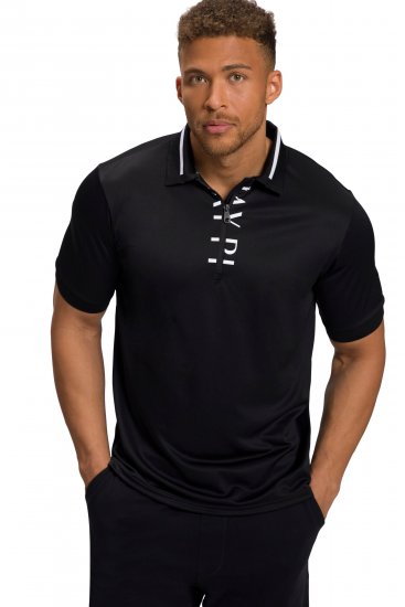 JP1880 Jay-Pi Golf Polo Shirt Black - Abbigliamento sportivo & Outdoor - Abbigliamento Sportivo Uomo Taglie Forti