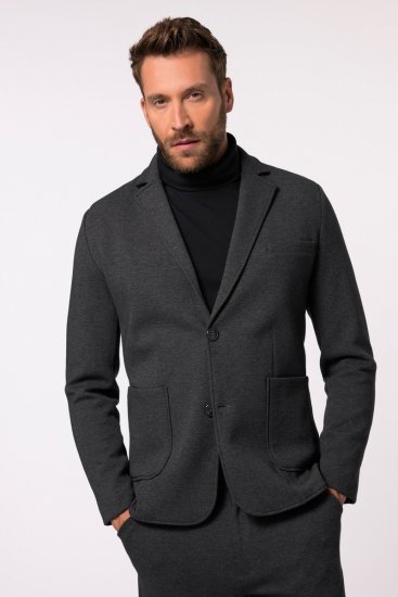 JP1880 New York Flexnamic Blazer in jersey Grigio scuro - Abiti - Abiti da Uomo Taglie Forti