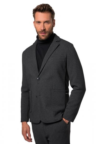JP1880 New York Flexnamic Blazer in jersey Grigio scuro - Abiti - Abiti da Uomo Taglie Forti
