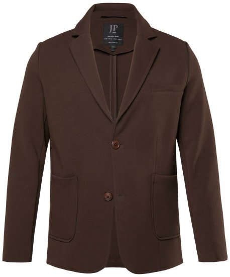 JP1880 New York Flexnamic Blazer in jersey Marrone scuro - Abiti - Abiti da Uomo Taglie Forti