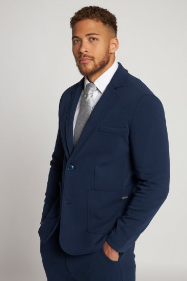 JP1880 New York Flexnamic Blazer in jersey Blu notte - Abiti - Abiti da Uomo Taglie Forti
