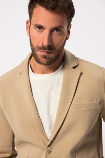 JP1880 New York Flexnamic Blazer in jersey Beige - Abiti - Abiti da Uomo Taglie Forti