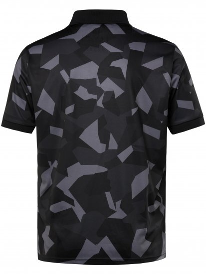 Jay-Pi QuickDry Golf Polo Shirt Camouflage Black - Abbigliamento sportivo & Outdoor - Abbigliamento Sportivo Uomo Taglie Forti