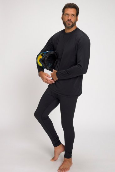 Jay-Pi 807664 Mutandoni lunghi in tessuto tecnico Nero - Intimo & costumi da bagno - Intimo Taglie Forti Uomo