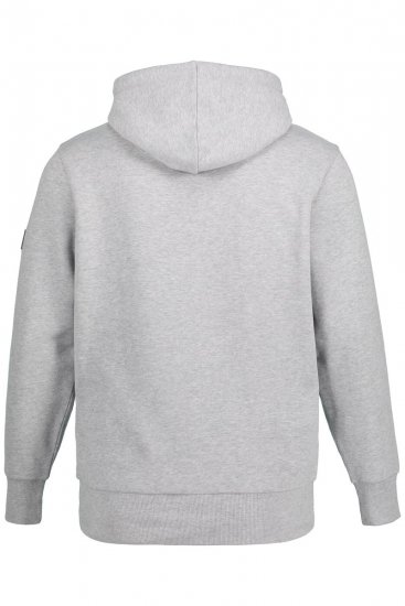 JAY-PI Hoodie with Soft Brushed Interior Grey - Felpe & felpe con cappuccio - Felpe & Felpe con Cappuccio Uomo Taglie Forti