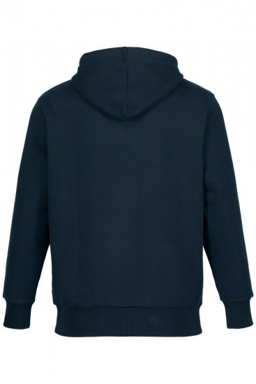 JAY-PI Hoodie with Soft Brushed Interior Navy - Felpe & felpe con cappuccio - Felpe & Felpe con Cappuccio Uomo Taglie Forti