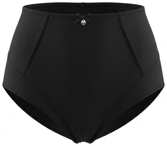 Ulla Popken 809385 Slip modellante con pizzo Nero - Intimo modellante - 