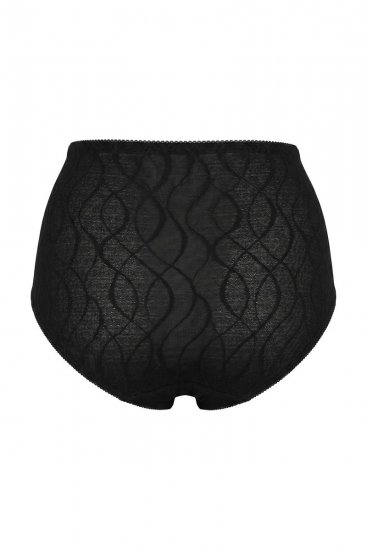 Ulla Popken 809385 Slip modellante con pizzo Nero - Intimo modellante - 