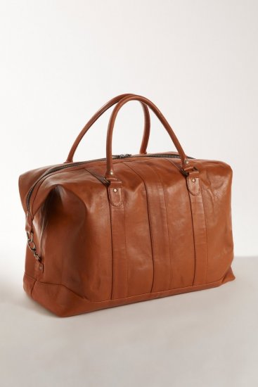 JP1880 810787 Borsone da viaggio in nappa d'agnello Marrone cognac - Borse - 