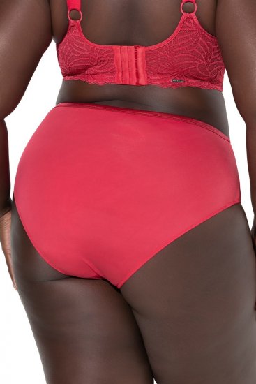 Ulla Popken 811602 Slip con pizzo Magenta - Slip - 