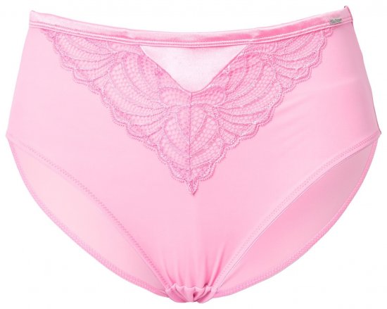 Ulla Popken 811602 Slip con pizzo Rosa - Slip - 