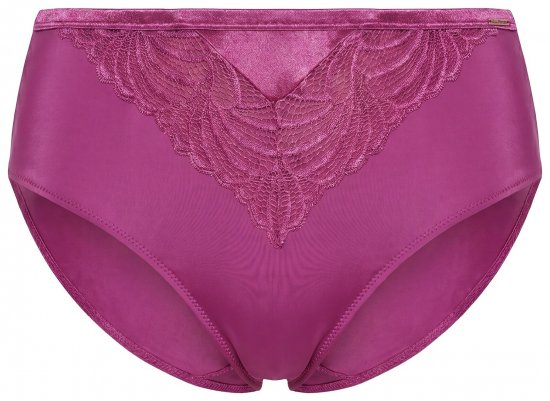 Ulla Popken 811602 Slip con pizzo Viola scuro - Slip - 