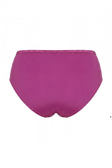 Ulla Popken 811602 Slip con pizzo Viola scuro - Slip - 