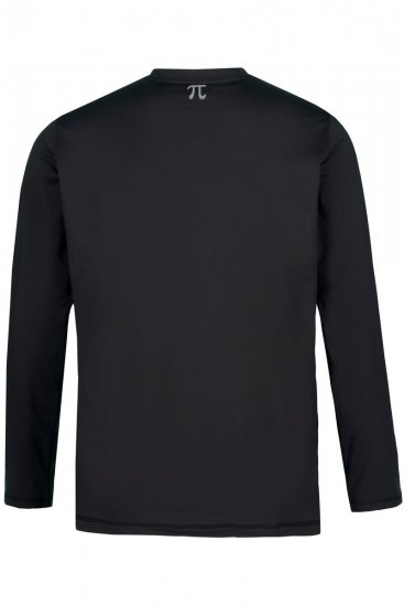 Jay-Pi 811837 Maglia tecnica a maniche lunghe Nero - Intimo & costumi da bagno - Intimo Taglie Forti Uomo