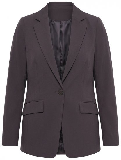 Ulla Popken 811944 Blazer classico Marrone mogano - Blazer - Blazer Taglie Forti da Donna