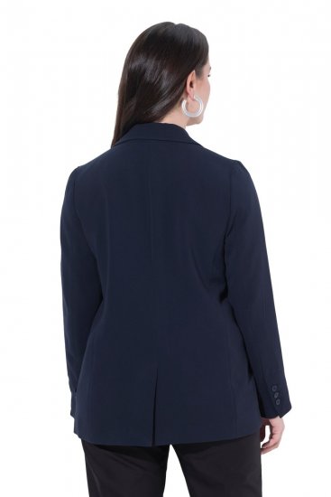 Ulla Popken 811944 Blazer classico Blu scuro - Blazer - Blazer Taglie Forti da Donna