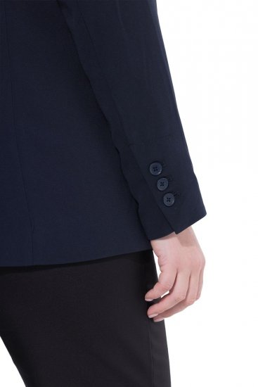 Ulla Popken 811944 Blazer classico Blu scuro - Blazer - Blazer Taglie Forti da Donna