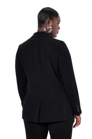 Ulla Popken 811944 Blazer classico Nero - Blazer - Blazer Taglie Forti da Donna