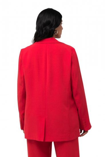 Ulla Popken 811944 Blazer classico Rosso - Blazer - Blazer Taglie Forti da Donna