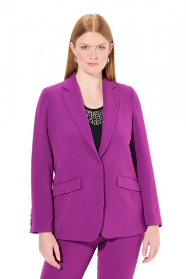 Ulla Popken 811944 Blazer classico Prugna - Blazer - Blazer Taglie Forti da Donna