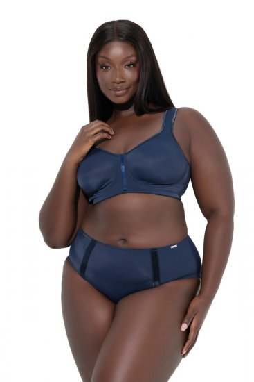 Ulla Popken 815268 Slip a righe Blu scuro - Slip - 