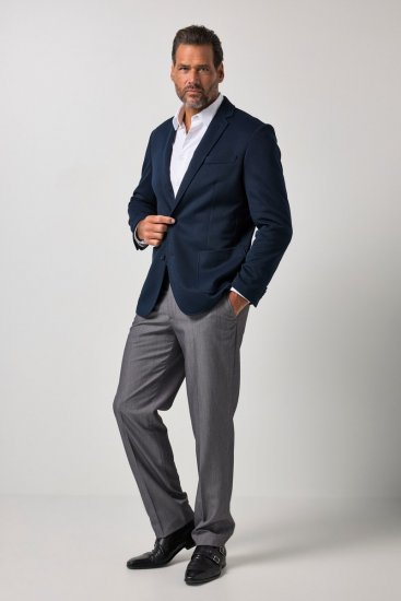 JP1880 815431 Blazer con mezza fodera leggera Blu scuro - Abiti - Abiti da Uomo Taglie Forti