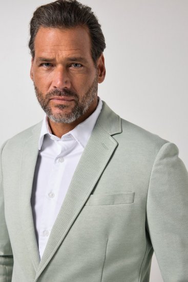 JP1880 815431 Blazer con mezza fodera leggera Verde salvia - Abiti - Abiti da Uomo Taglie Forti