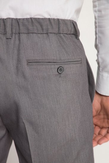 JP1880 Keos Flexnamic Pantaloni da abito Grigio acciaio - Abiti - Abiti da Uomo Taglie Forti