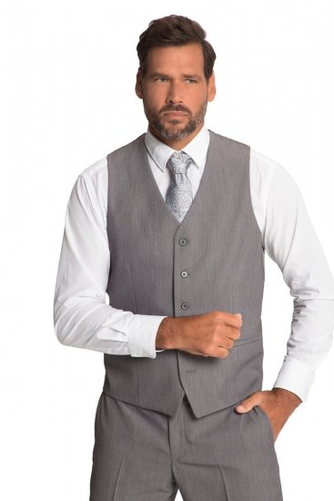 JP1880 Keos Flexnamic Gilet da abito Grigio acciaio - Abiti - Abiti da Uomo Taglie Forti