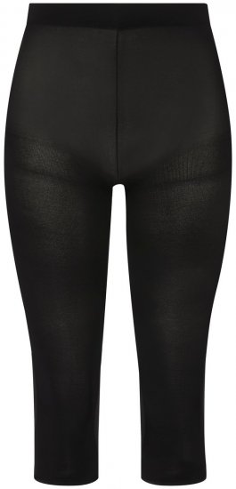 Ulla Popken 815580 Collant senza piede 3/4 con protezione cosce 80 den Nero - Collant & calzini - 