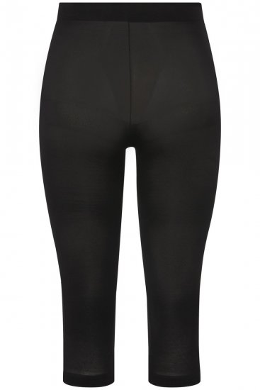 Ulla Popken 815580 Collant senza piede 3/4 con protezione cosce 80 den Nero - Collant & calzini - 