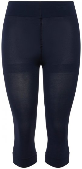 Ulla Popken 815580 Collant senza piede 3/4 con protezione cosce 80 den Blu scuro - Collant & calzini - 