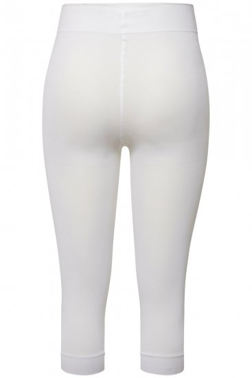 Ulla Popken 815580 Collant senza piede 3/4 con protezione cosce 80 den Bianco - Collant & calzini - 