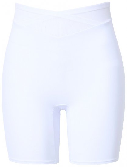 Ulla Popken 816440 Pantaloncini modellanti a vita alta Bianco - Intimo modellante - 
