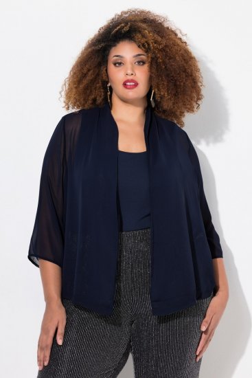 Ulla Popken 817211 Giacca Blu scuro - Giacche - Giacche taglie forti da donna